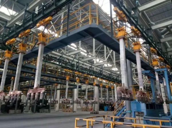 公司的阳极车间